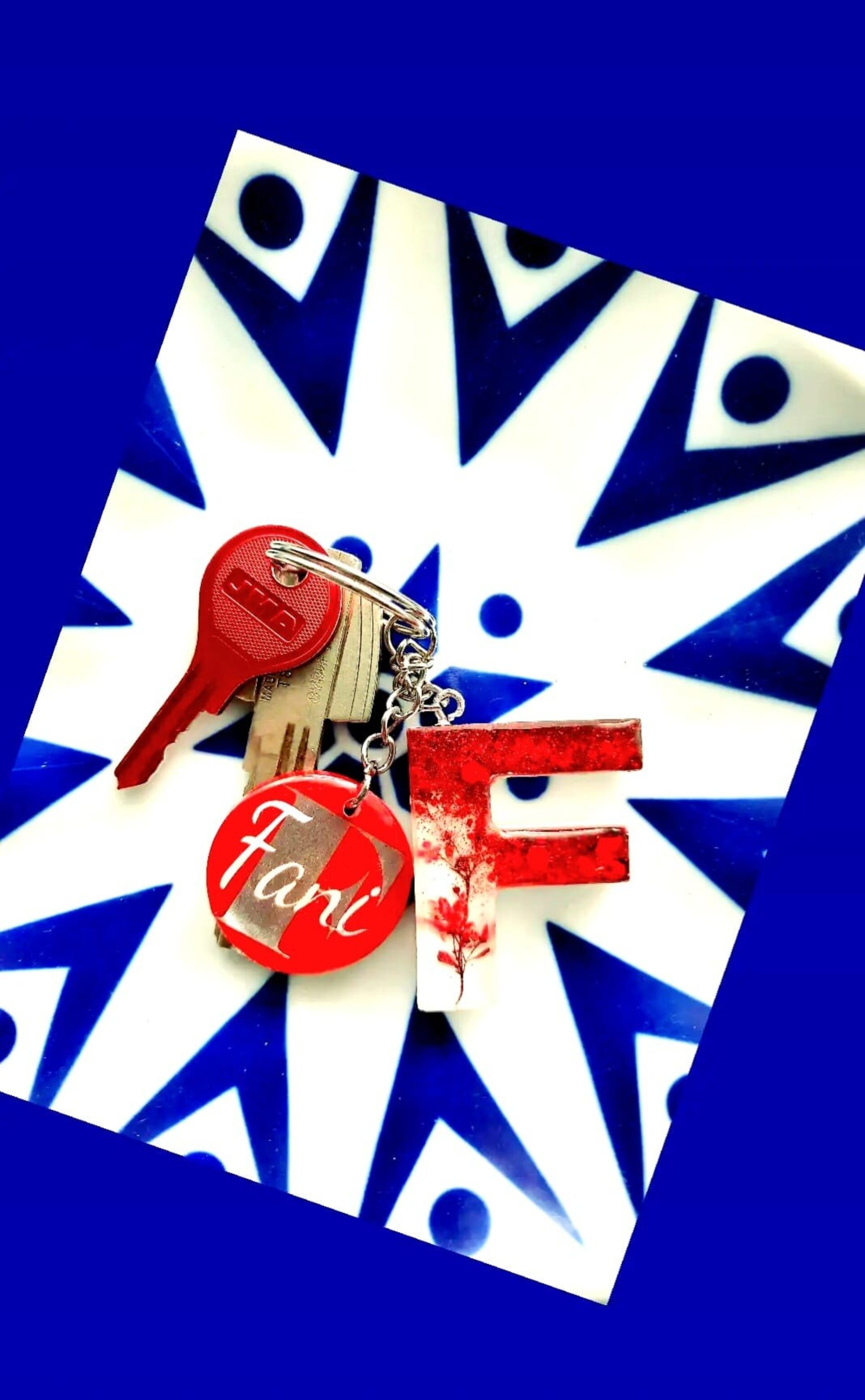 Llavero letra efecto Pop - 5