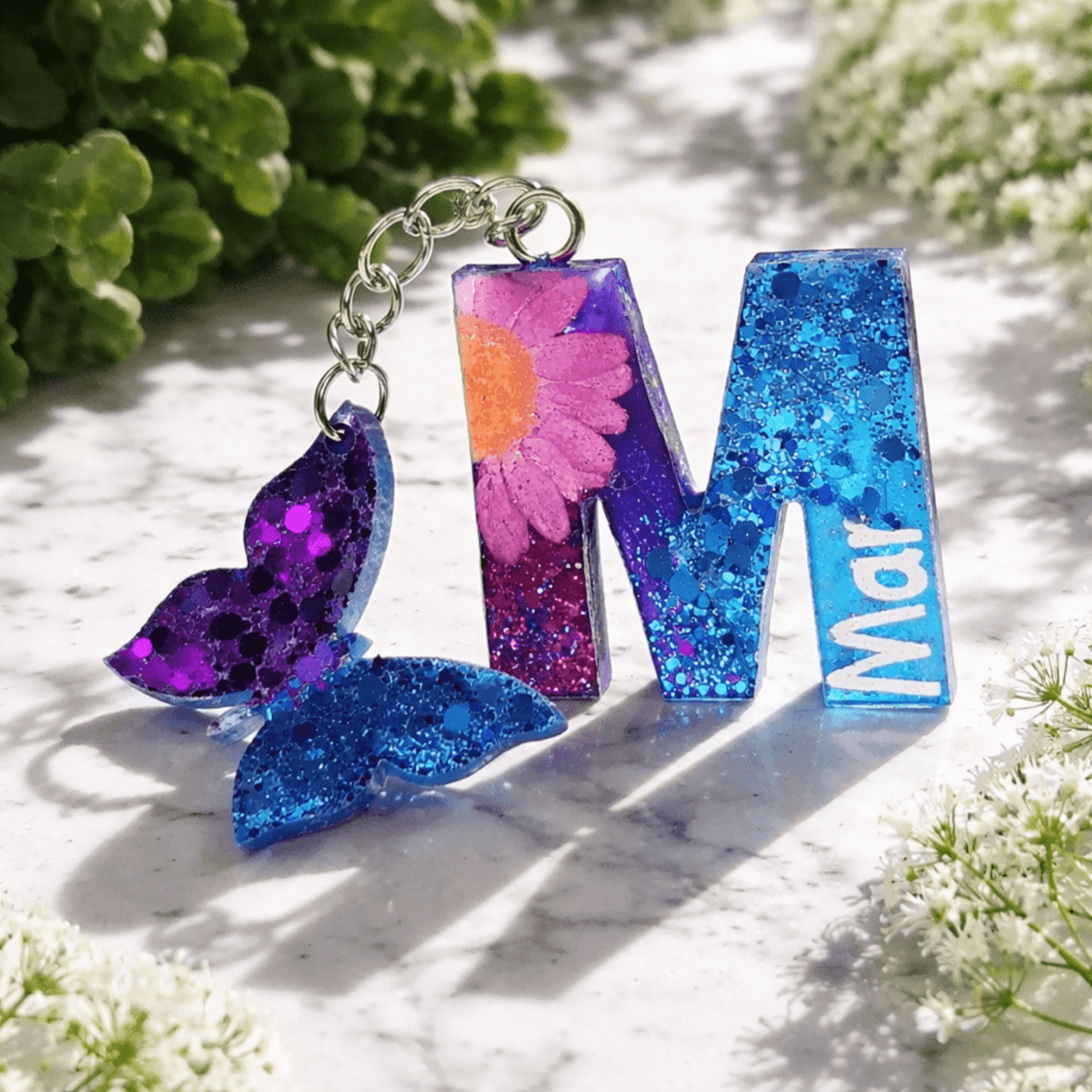 Llavero letra efecto Pop - 2