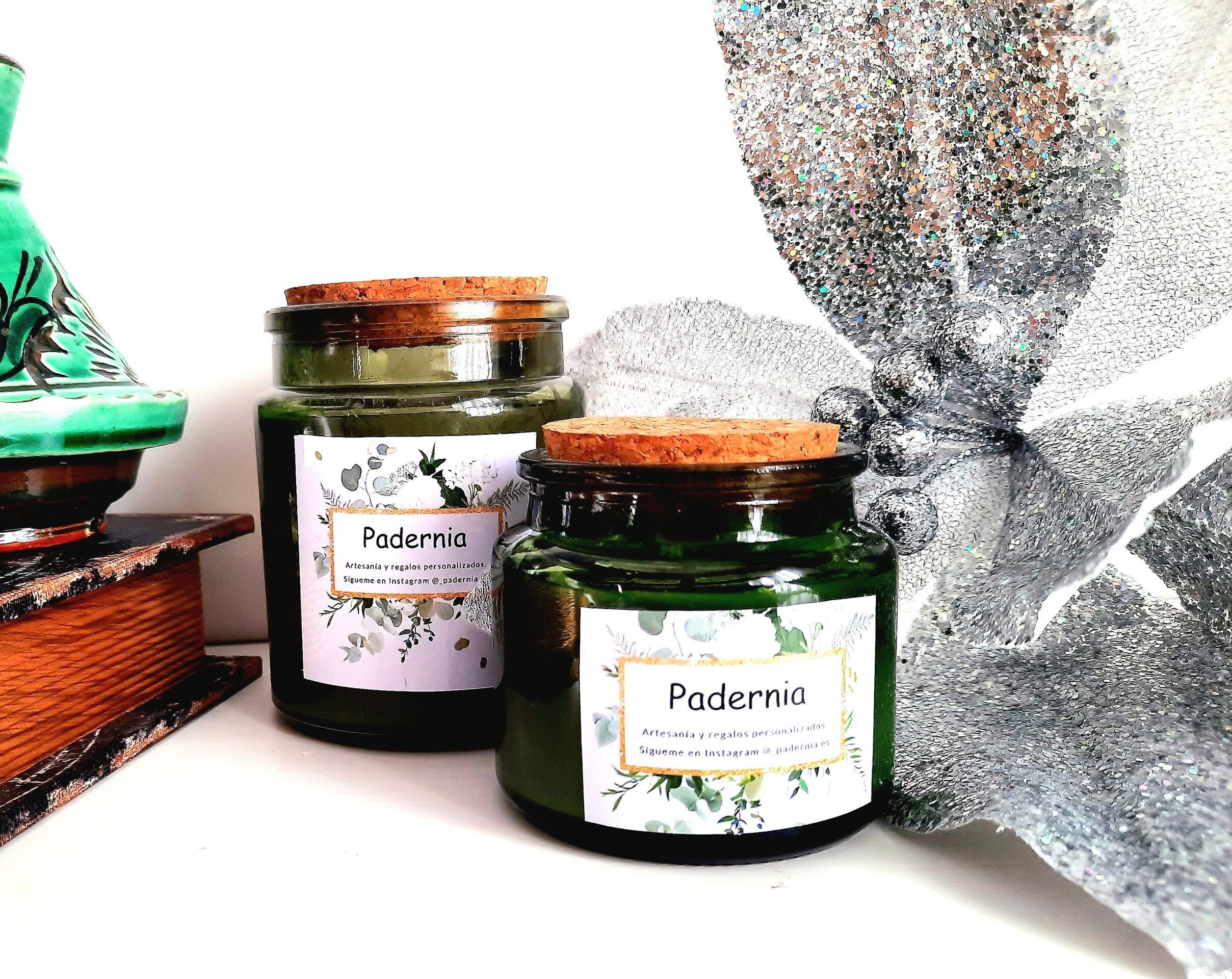 Velas en tarro de vidrio - 2