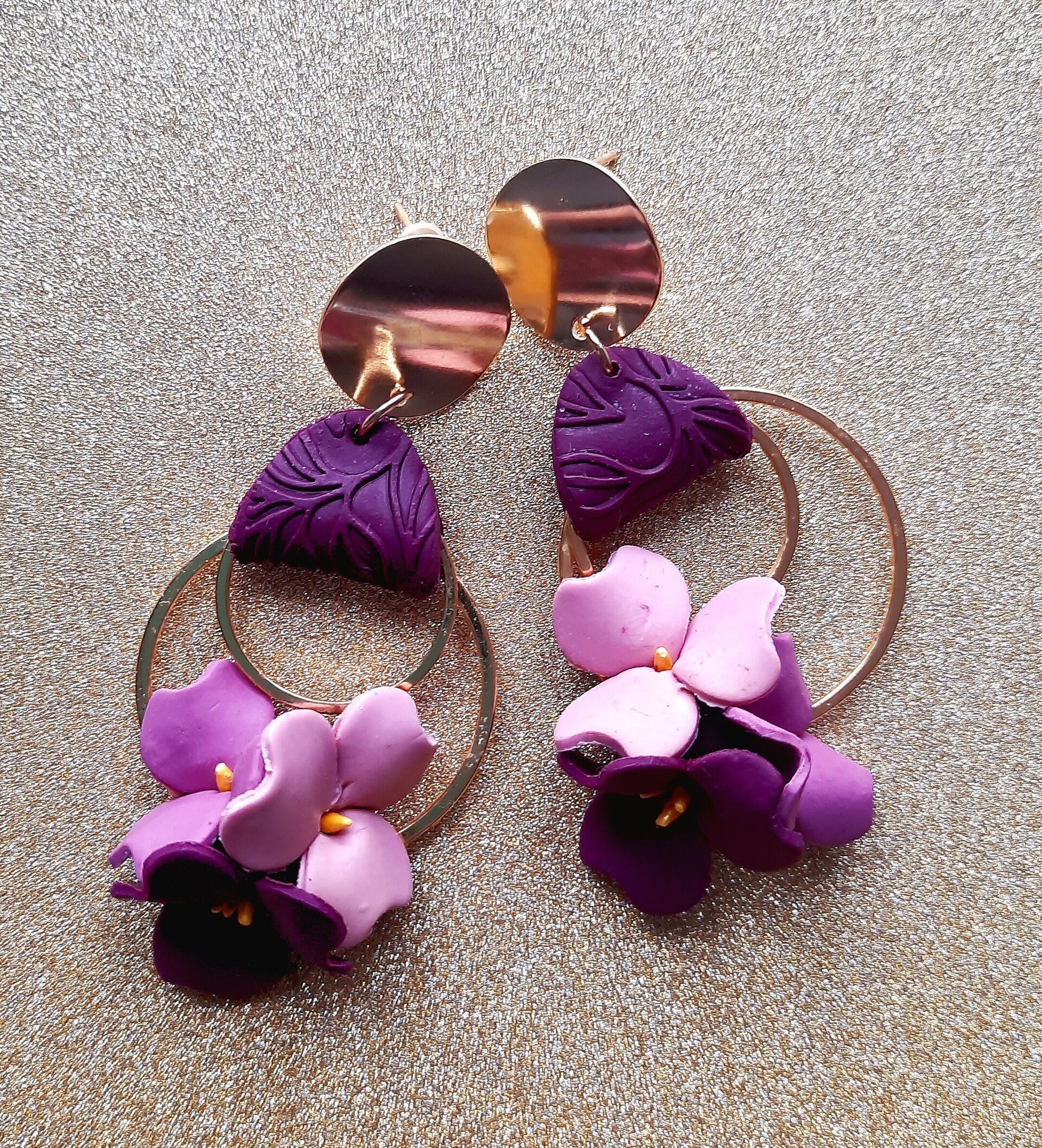 Pendientes Florales - 4
