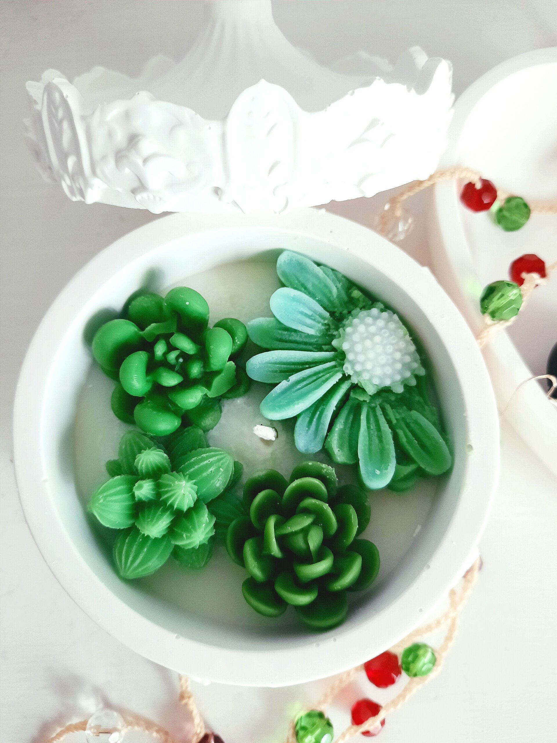 Vela en caja con estampado tiovivo - 5