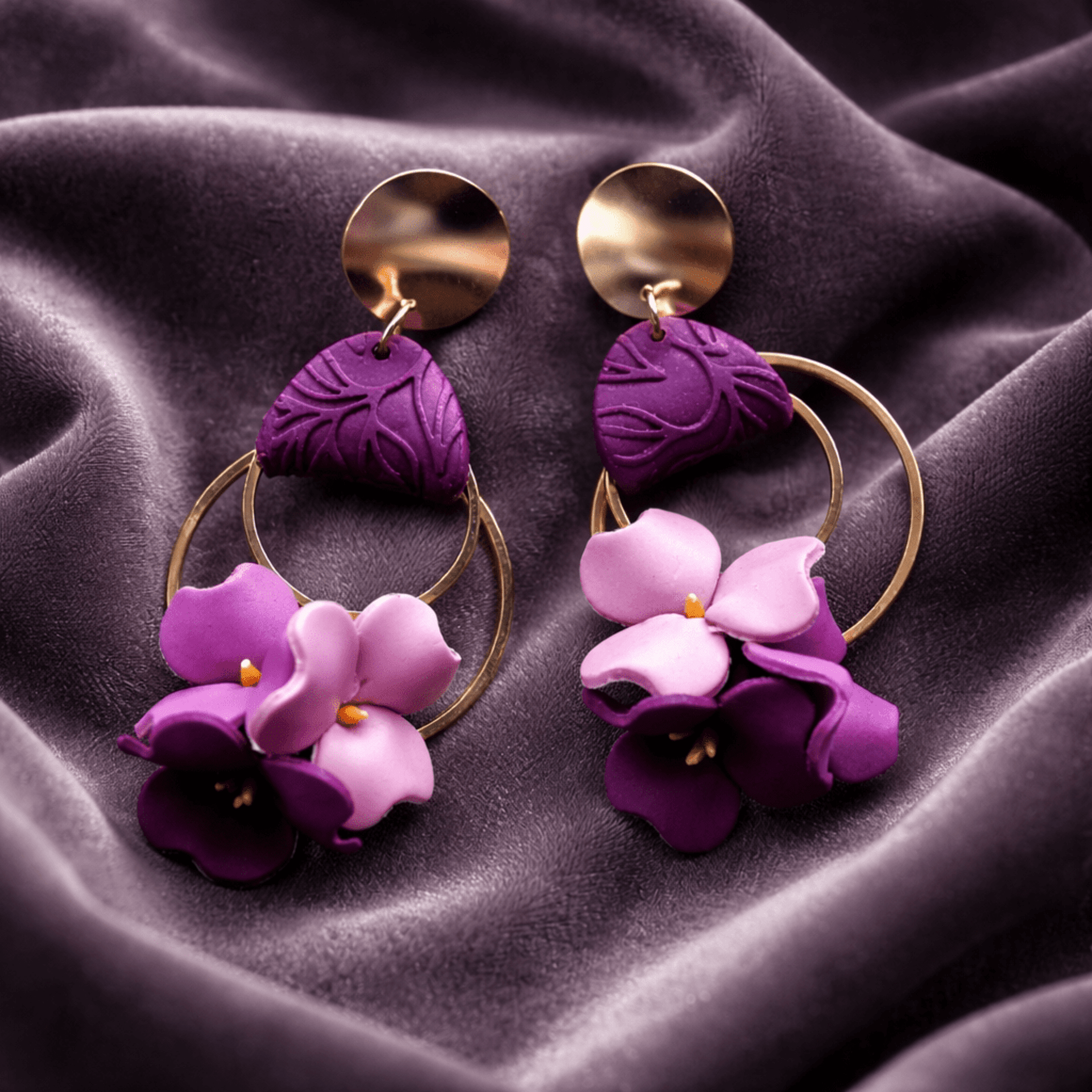 Pendientes Florales - 2