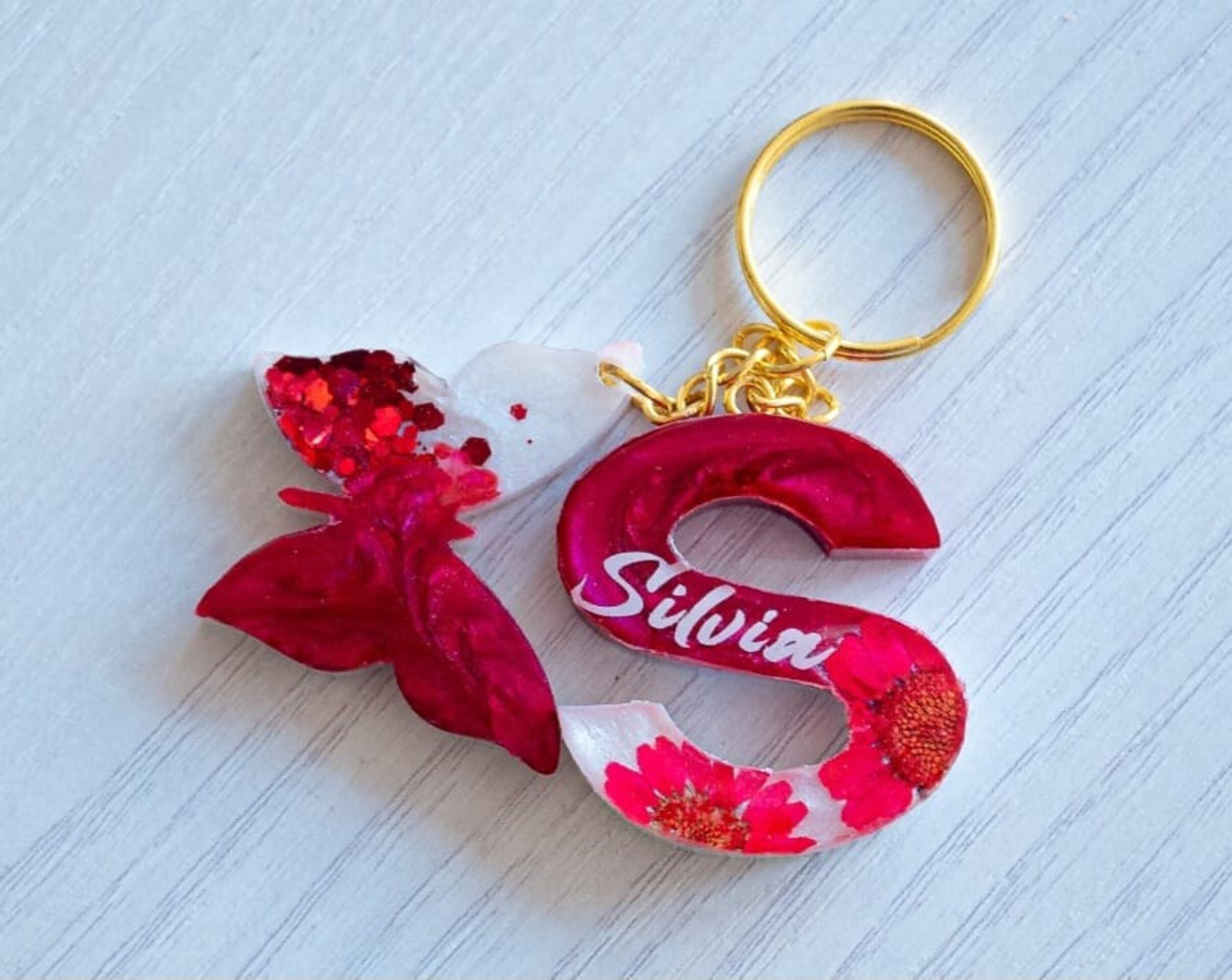 Llavero letra efecto Pop - 3